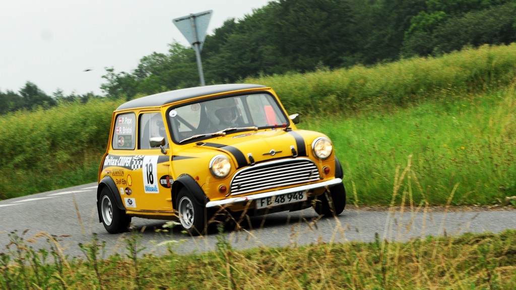Vinder af klasse 6B i Nim Hillclimb 2021 – Poul Pape Jensen / Ricky Bristol, Morris Cooper S
(Foto: rallypics.dk / Viggo Johansen)